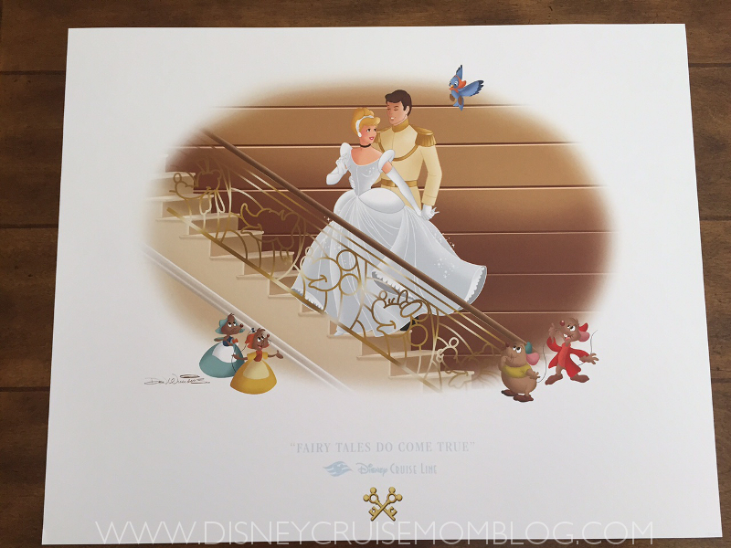 Disney Cruise Line lithograph