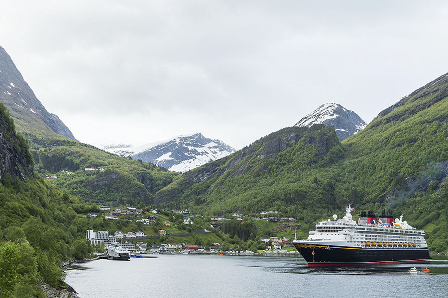 Disney Magic Sails to Geiranger, Norway, for the First Time