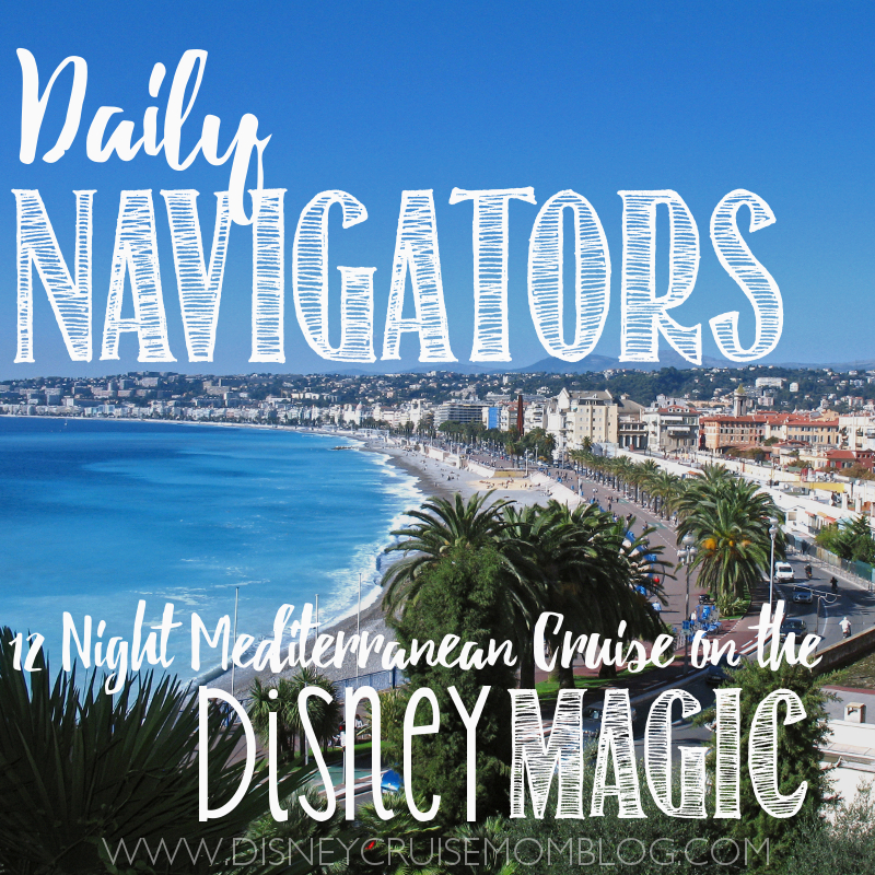 Disney Cruise Navigators Mediterranean