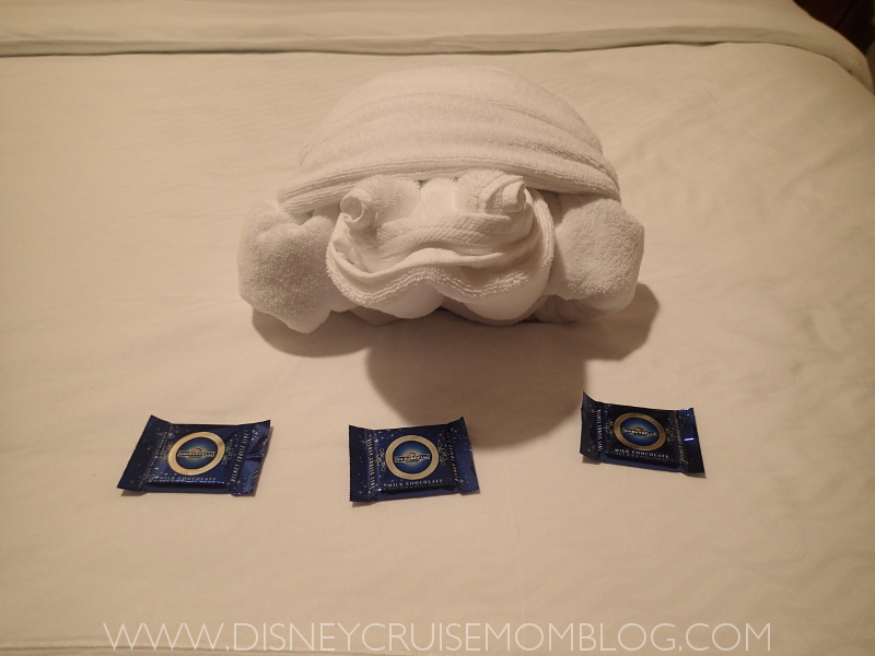 Disney cruise towel animals