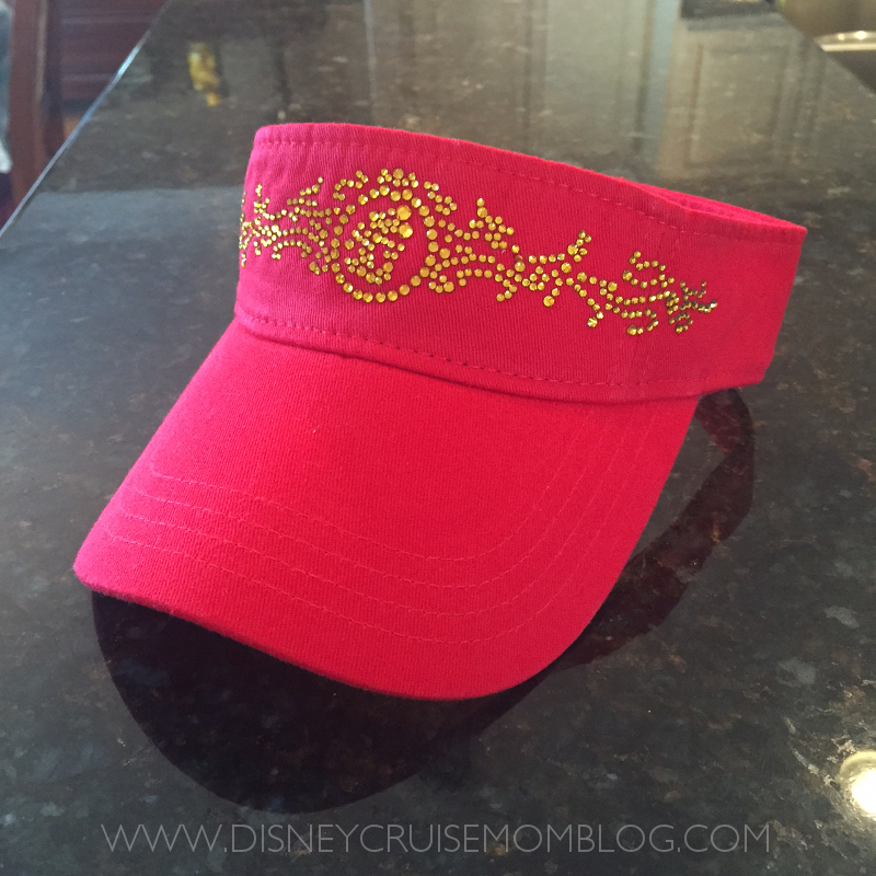 My custom Disney Cruise Line visor