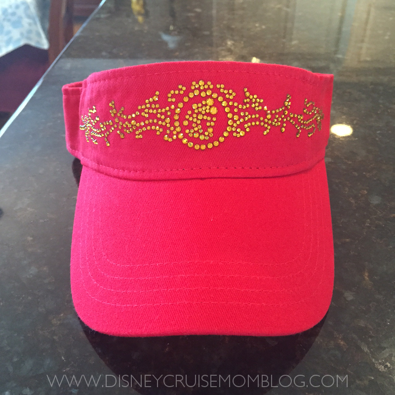 My custom Disney Cruise Line visor