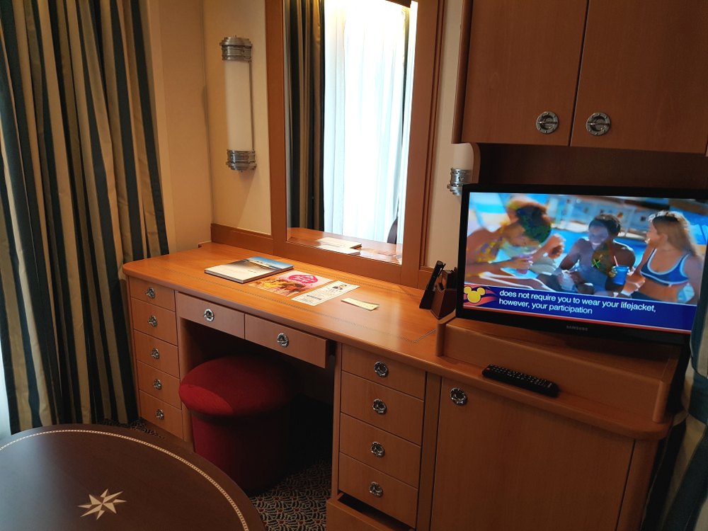 Disney Wonder secret verandah room 6134