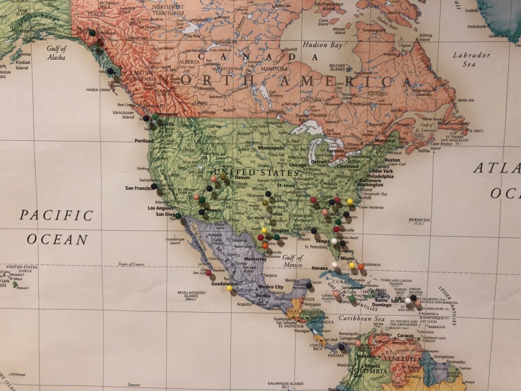 Travel Pin Map