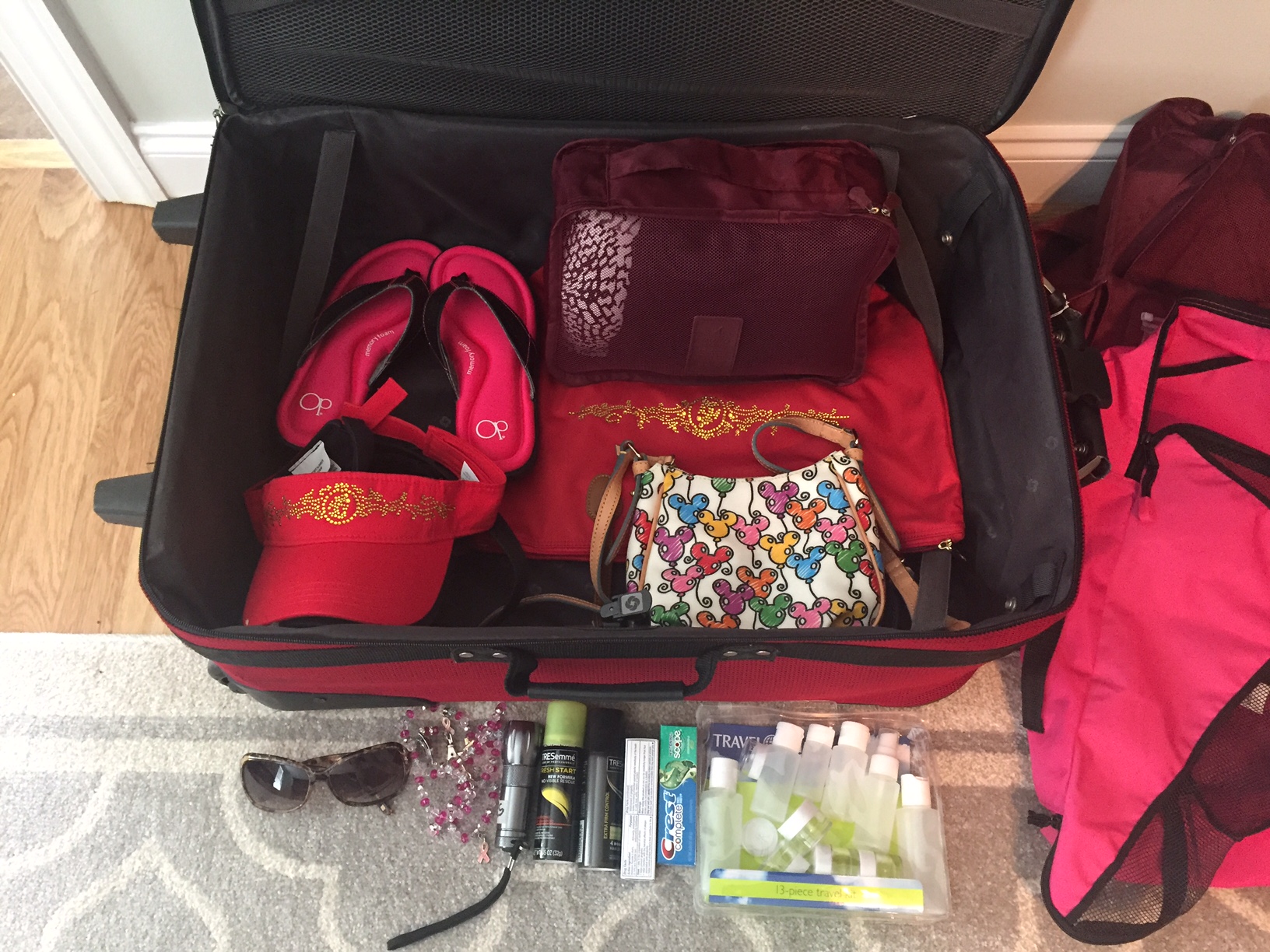 packing for our Disney cruise