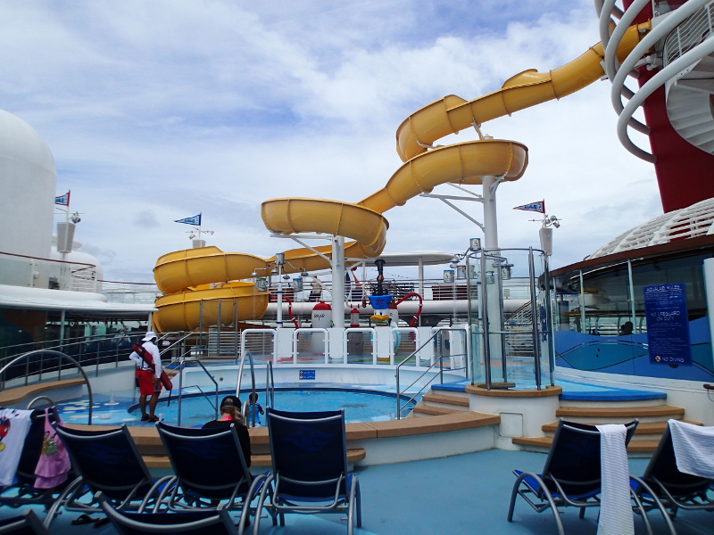 Disney Wonder water slide