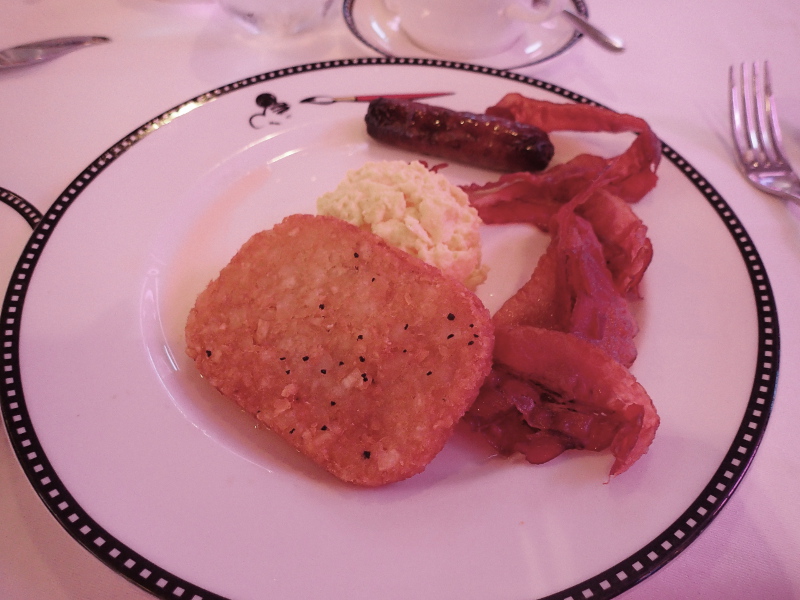 Disney Wonder character breakfast