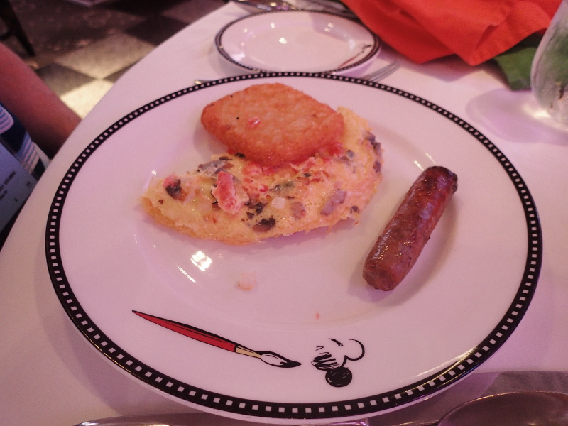 Disney Wonder character breakfast