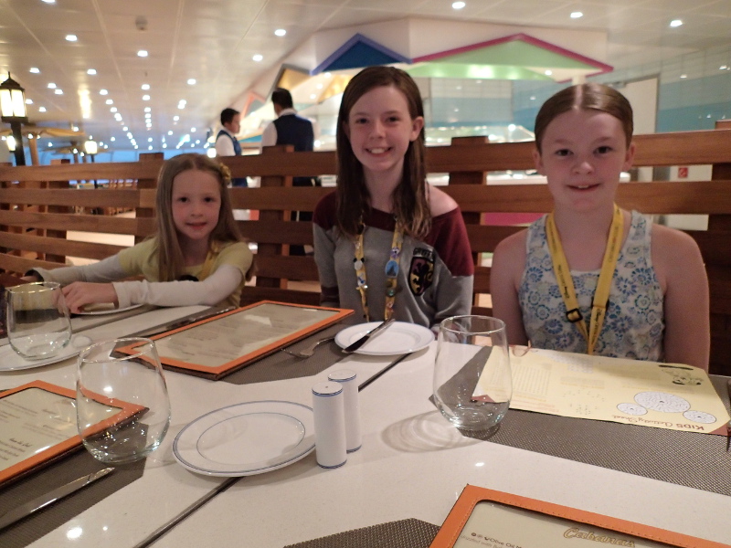 Disney Cruise Cabanas dinner