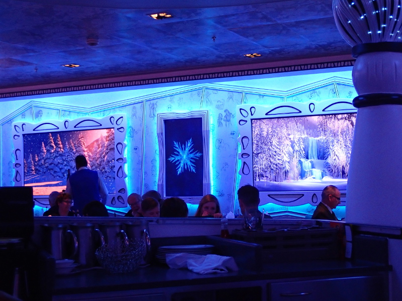 Disney Cruise Frozen menu