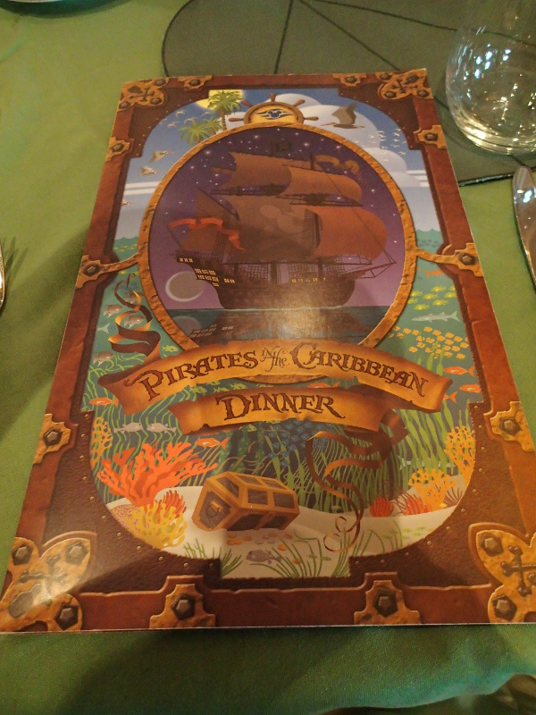 Disney cruise pirate night menu