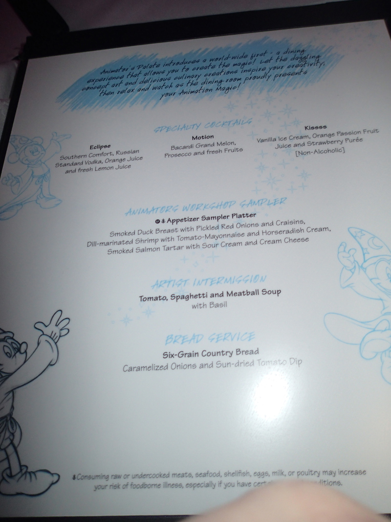 Disney Cruise Animator's Palette