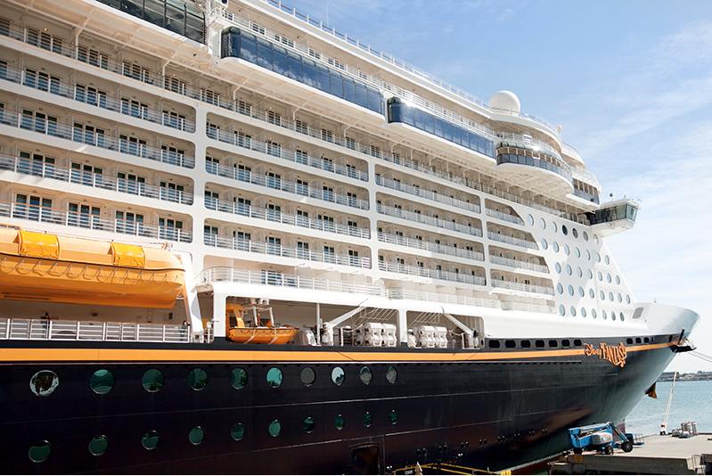 Disney cruise ship exterior