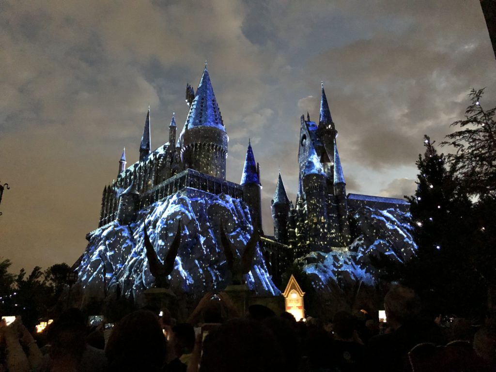 Universal Orlando Hogwarts caste holiday show