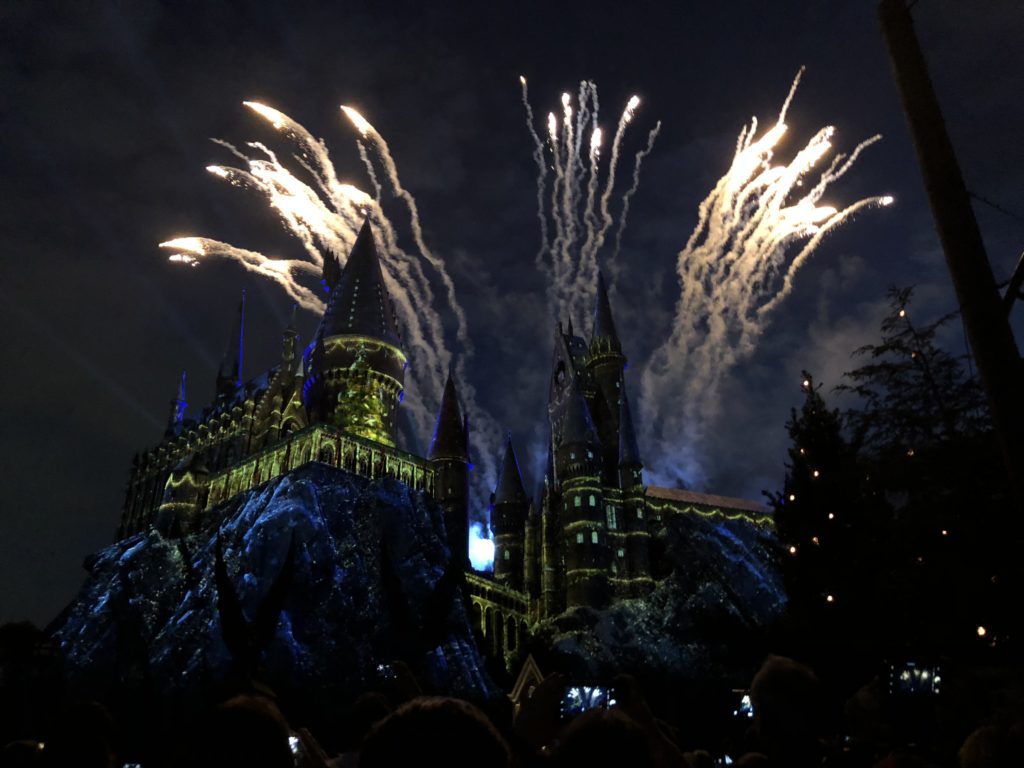 Universal Orlando Hogwarts caste holiday show