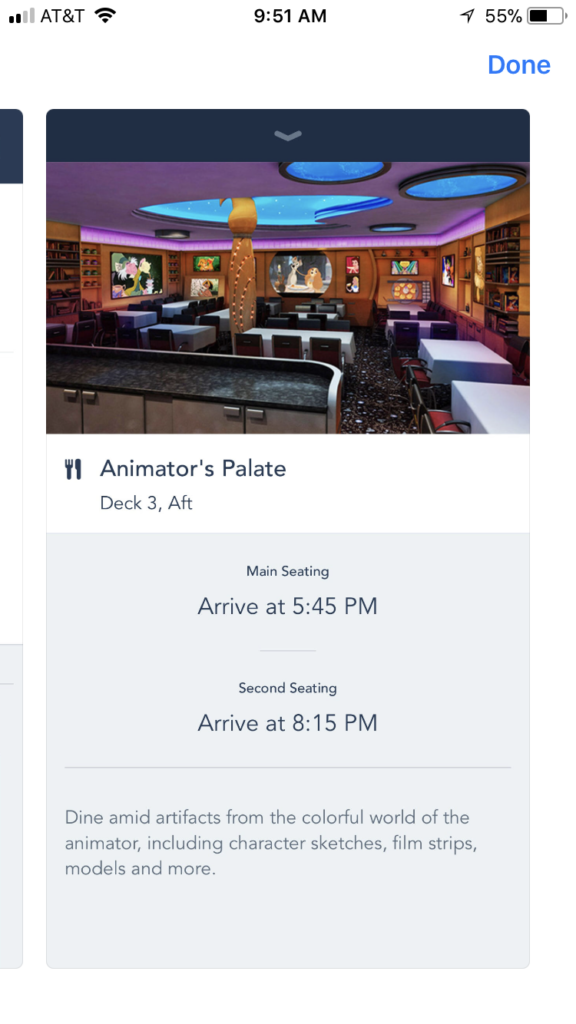 Disney Cruise Line App