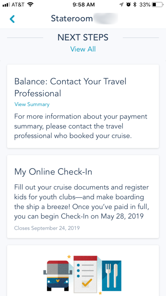 Disney Cruise Line App Update