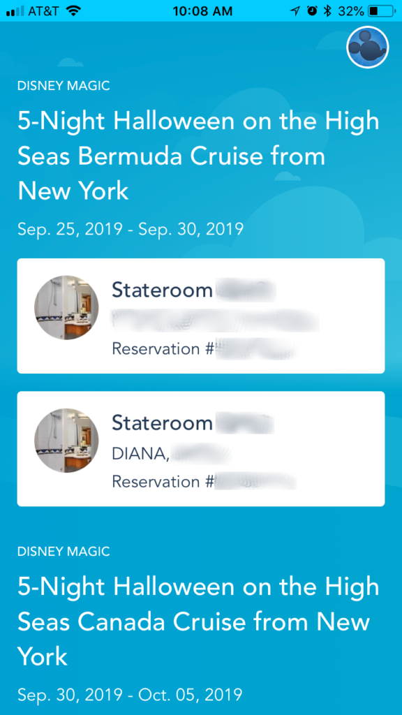Disney Cruise Line App Update