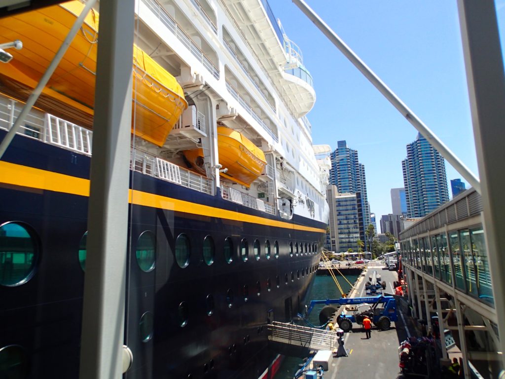 Disney cruise Pacific Coast Trip Report Day 1