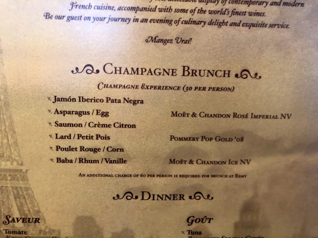 Remy Brunch Disney Cruise