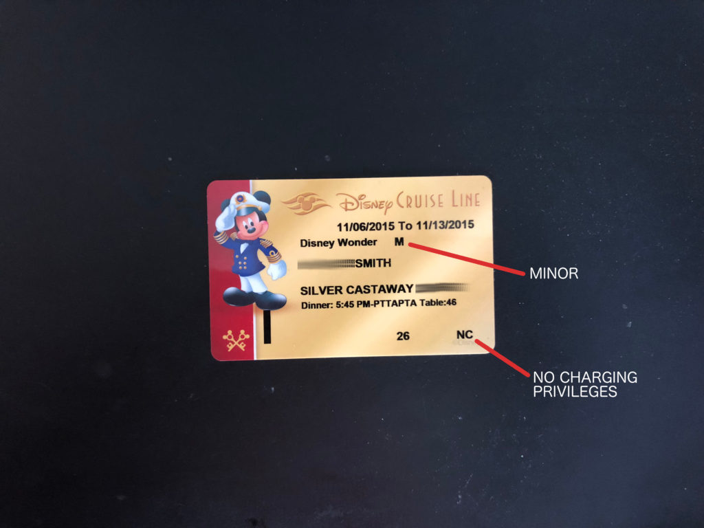 Disney Cruise key to the world card