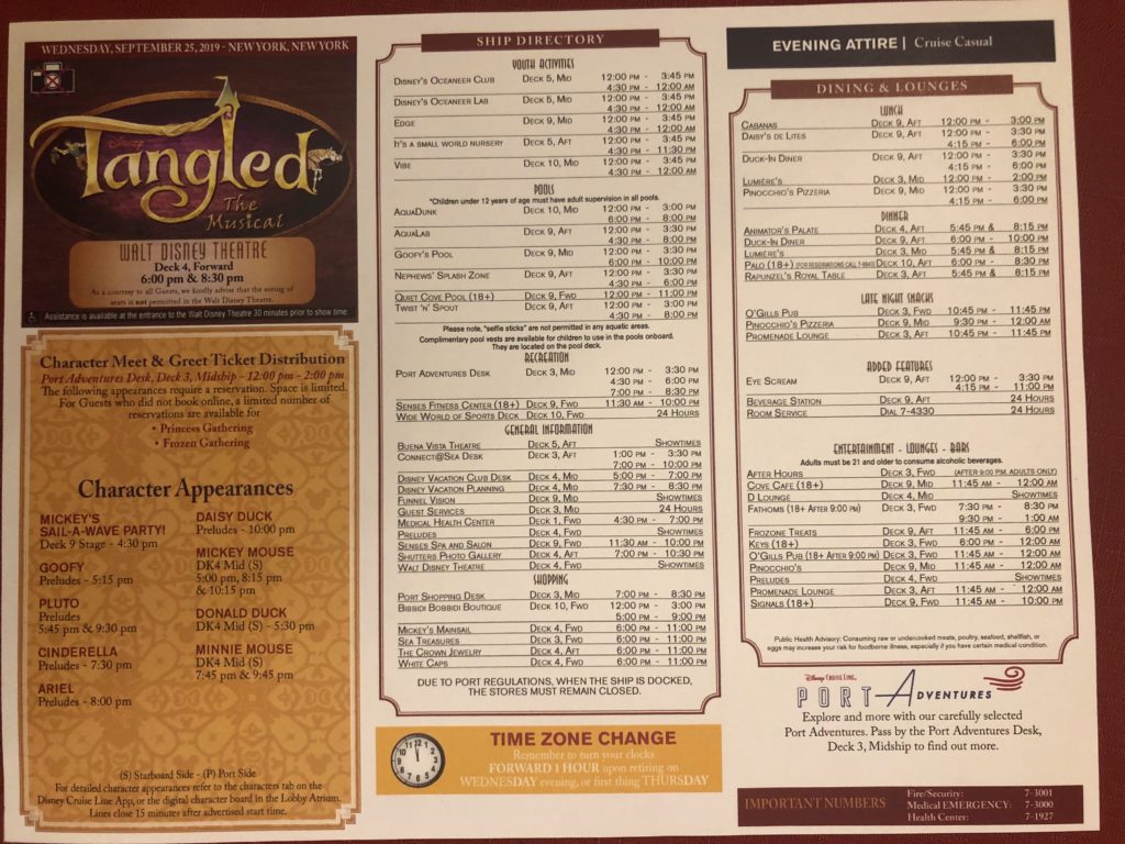 Disney Cruise Bermuda Navigators