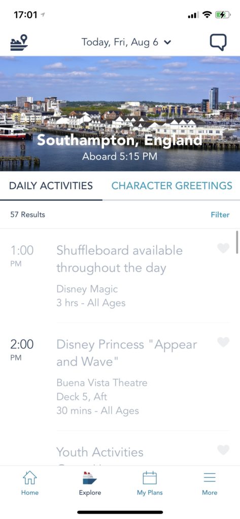 Disney Cruise Trip Report UK Magic at Sea