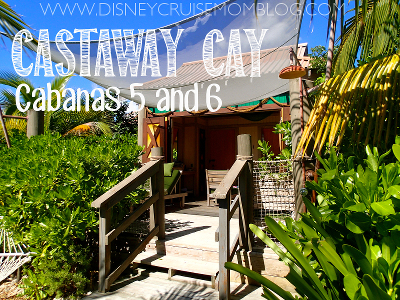 See photos and details of private cabanas 5 & 6 on Castaway Cay, Disney Cruise Line's private island.