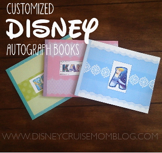See how I QUICKLY and EASILY made custom Disney autograph books for my kids.