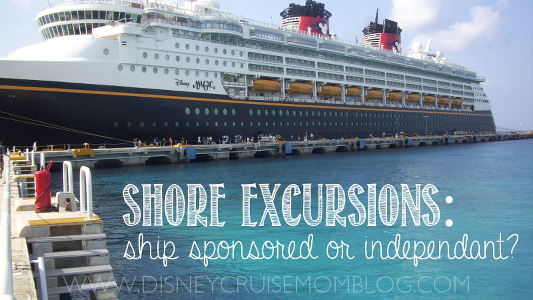 Should you book your shore excursions through Disney Cruise Line or independently?
