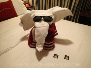 Disney cruise towel animal