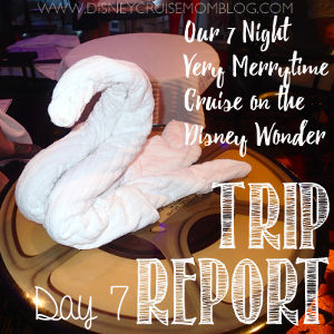 Trip report from our Very Merrytime Christmas cruise on the Disney Wonder