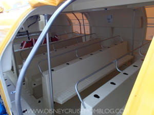 Life boat on Disney Cruise Line