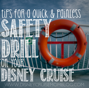 Safety drill on Disney Cruise Line