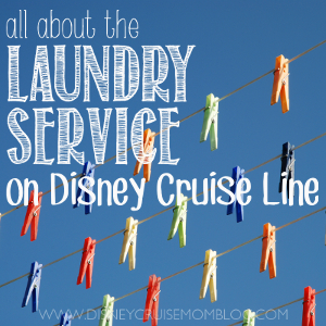 laundry service on Disney Cruise Line