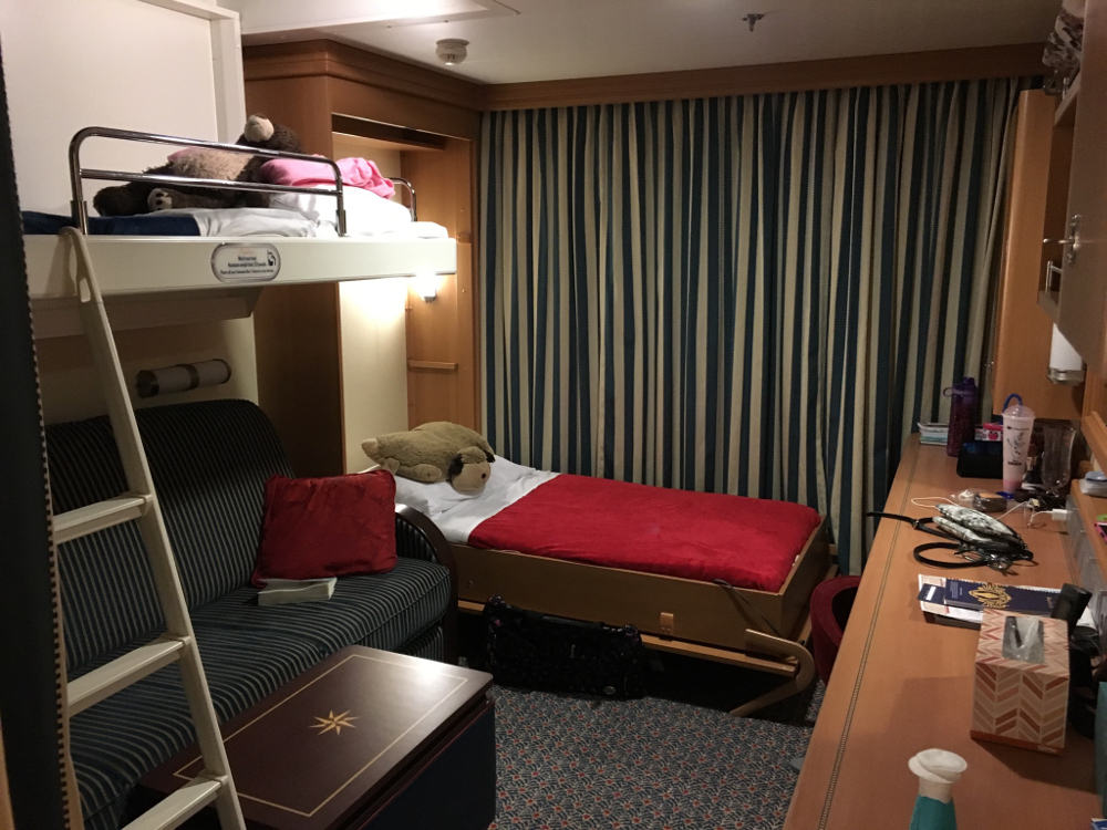 disney cruise rooms that sleep 6