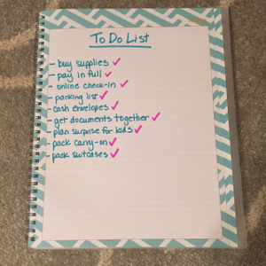 disney cruise #7 to do list