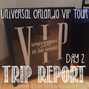 universal studios vip tour