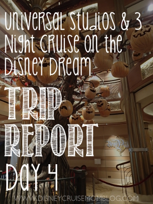 Disney cruise Dream trip report