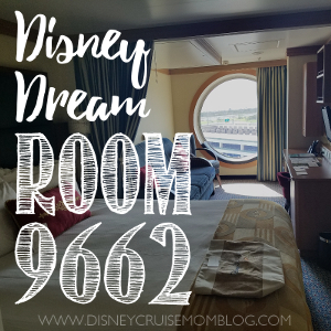 Disney Dream ocean view room 9662