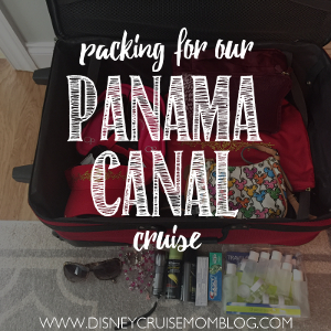 packing for our Disney cruise