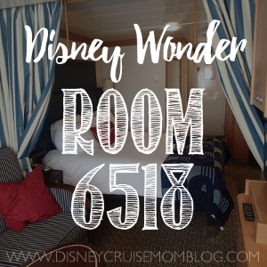 Disney Wonder 9A Oceanview room 6518