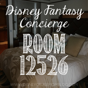 Disney Fantasy concierge one bedroom suite 12526