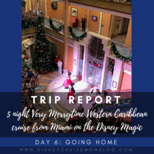 Disney Magic trip report Miami