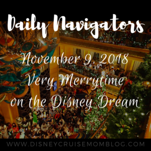 Disney Dream Daily Navigators