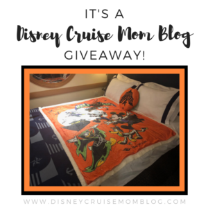 Disney Cruise Halloween Blanket & Decor Set