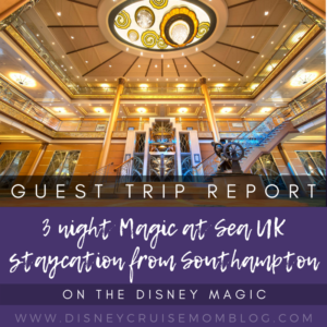 Disney Cruise Trip Report UK Magic at Sea