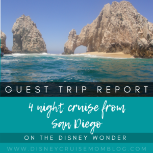 Disney Cruise Trip Report Wonder from San Diego