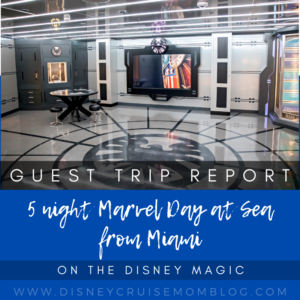 Disney Cruise Magic Marvel Day at Sea from Miami